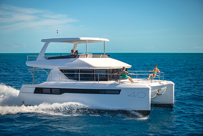 Leopard 45 Catamaran Sailing