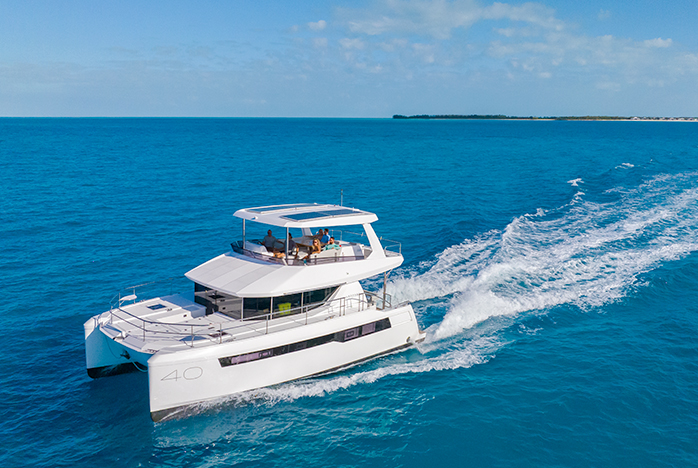 Leopard 45 Catamaran Sailing